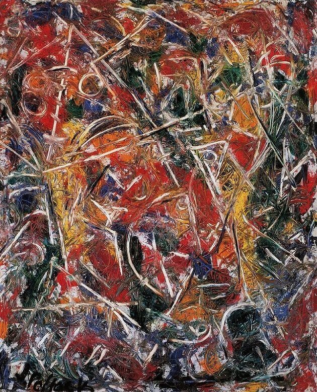 Croaking Movement, 1946 by Jackson Pollock