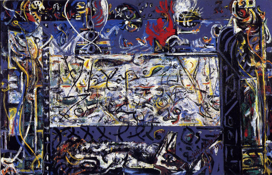 Guardians of the Secret, 1943 by Jackson Pollock