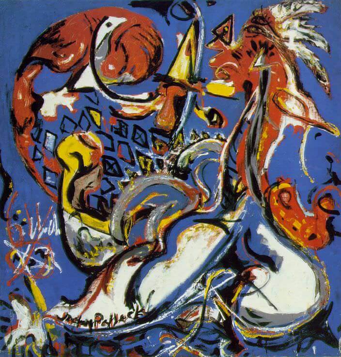 The Moon Woman Cuts the Circle, 1942 by Jackson Pollock