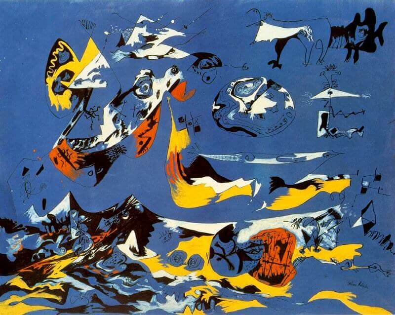 Moby Dick, 1943 by Jackson Pollock