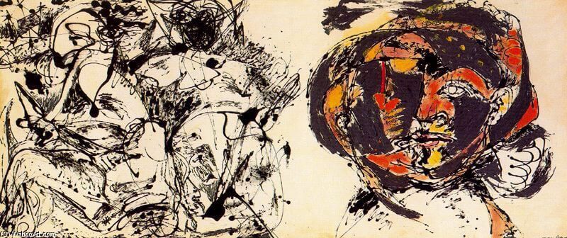 Portrait and a Dream, 1953 by Jackson Pollock