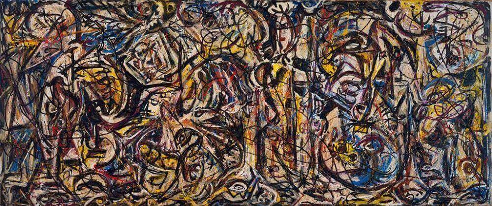 There Were Seven in Eight, 1943 by Jackson Pollock