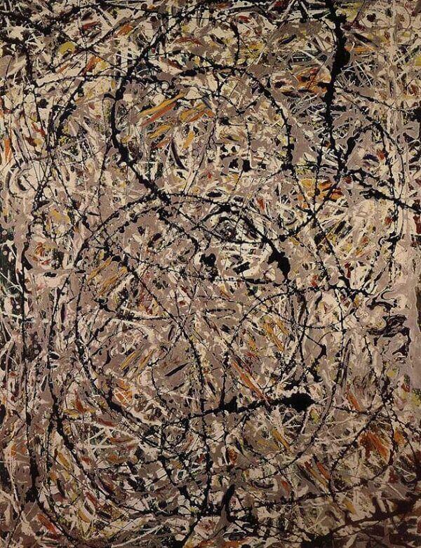 Undulating Paths, 1947 by Jackson Pollock