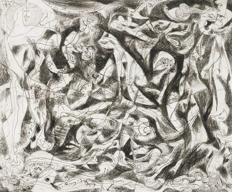 Untitled (4), 1944-45 by Jackson Pollock