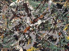 Green Silver by Jackson Pollock