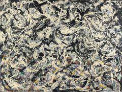 Greyed Rainbow by Jackson Pollock