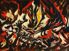 The Flame by Jackson Pollock