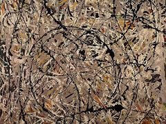 Undulating Paths by Jackson Pollock